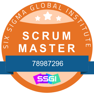 Six Sigma Global Institute Scrum Master badge